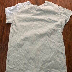 Lands end sky blue plain tshirt